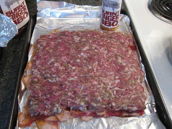 Bacon Explosion Sausage Layer