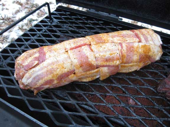 Bacon Explosion on the Grill